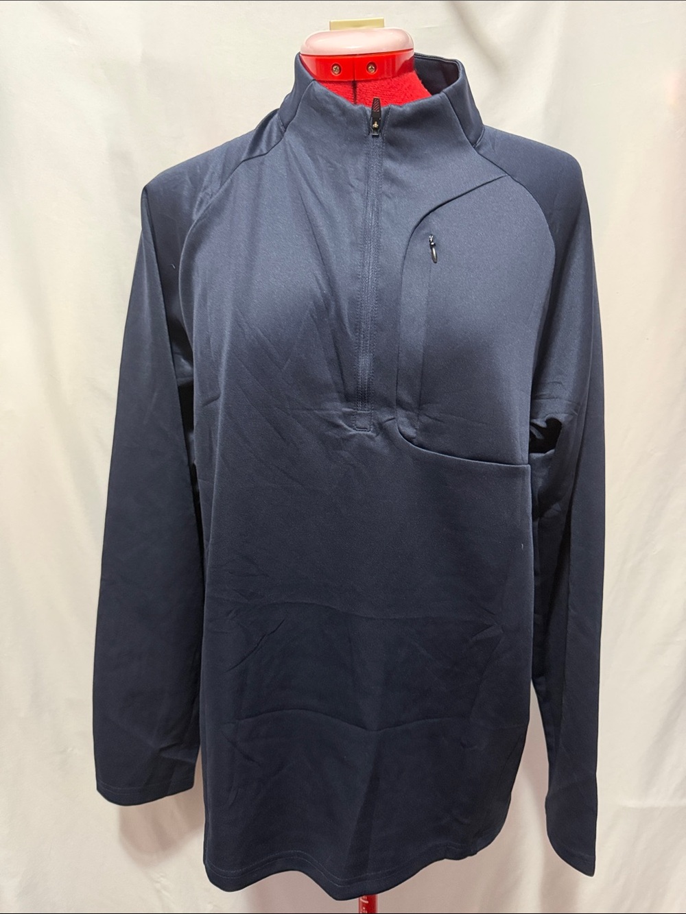 Men's Performance Quarter-Zip Pullover Jacket - Navy